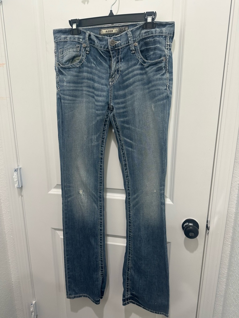Men’s BKE AIDEN Faded Blue Bootcut Jeans